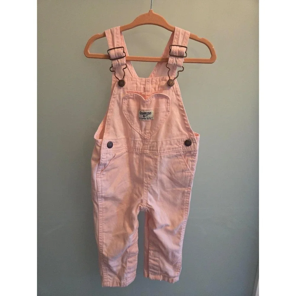 Oshkosh B'gosh baby girl overalls 12 mos‎